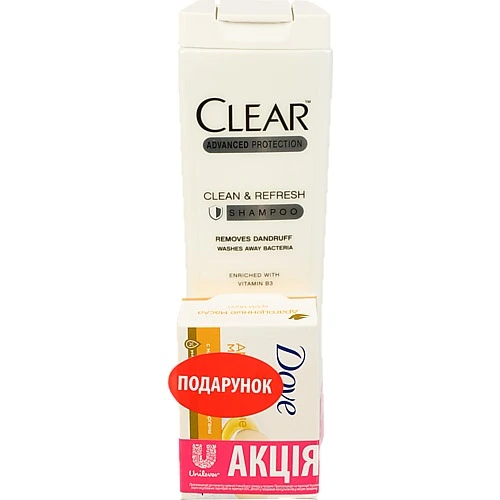 Шампунь для волосся проти лупи Clean&Refresh Clear 400мл