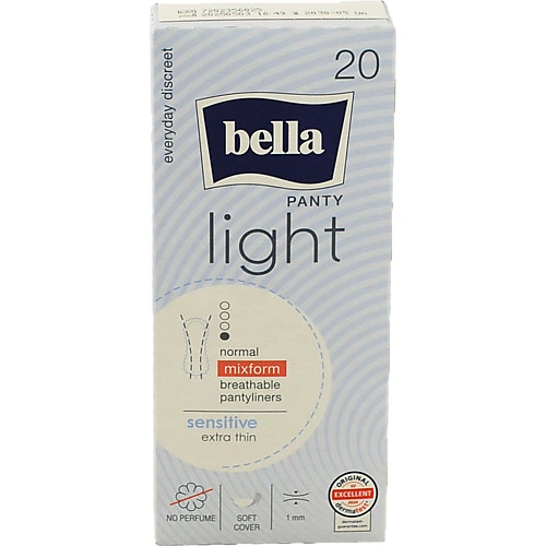 Прокладки гiгiєнiчнi щоденнi BELLA Panty Sensitive. (20 шт.)