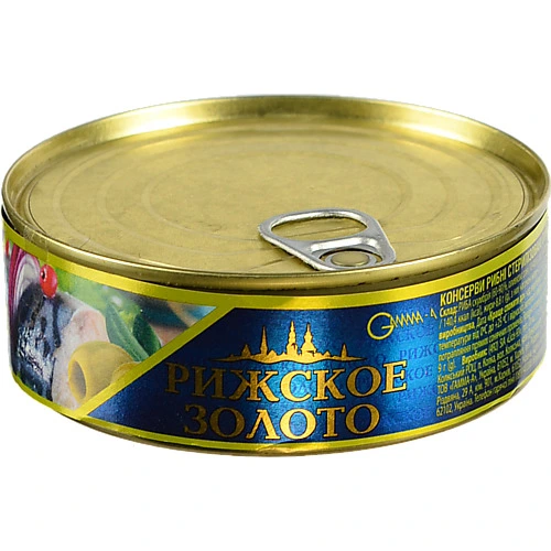 Скумбрія атлантична в оливковій олії Рижское золото з/б 240г