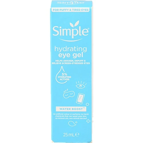 Гель Simple 25мл навколо очей зволожуючий water boost