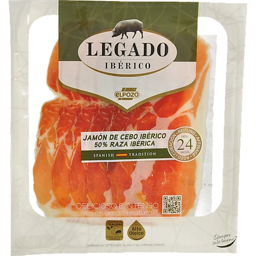 Хамон нарізка Legado Iberico Elpozo лоток 60г