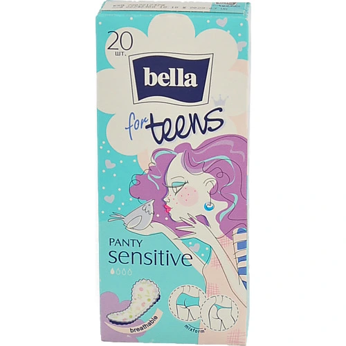 Прокладки щоденні Ultra Sensitive For Teens Bella 20шт