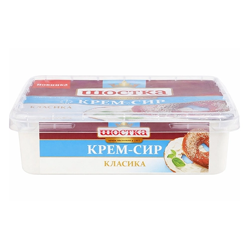 Продукт крем-сир термізований [Крем-сирk [Класикаk 18% ТМ [Шосткаk 160 г ванн.