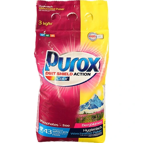 Пральний порошок Purox 3кг Color