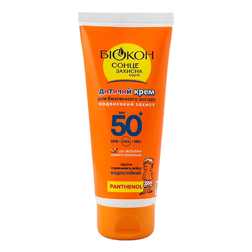 Крем Біокон 90мл дитячий SPF-50  д. безп. засмаги