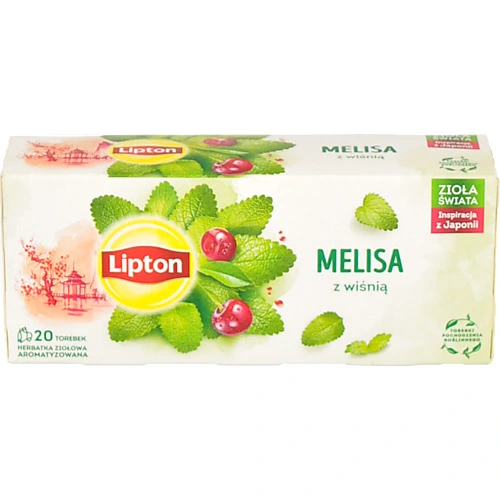 Чай Lipton 20п зелений вишня меліса