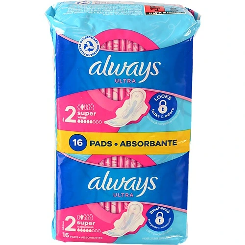 Прокладки ultra super plus Always 16шт