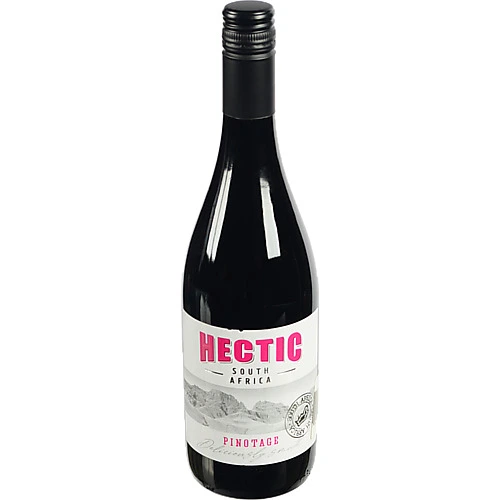 Вино Pinotage сухе черв 0.75л ТМ Hectic 6