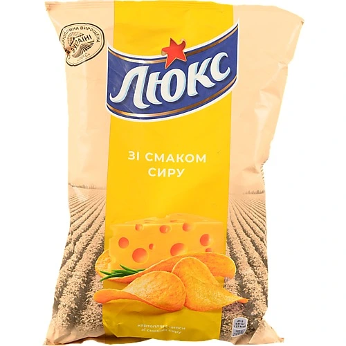 Чипси картопляні Сир Люкс м/у 133г