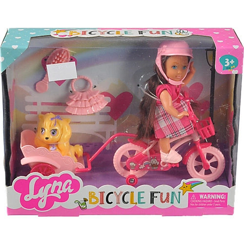 Ігровий набір Лялька Мілана на велосипеді 4606