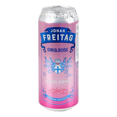 С.алк.напій Johan Freitag 0.5л джин роза з.б.