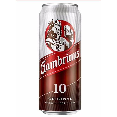 Пиво Gambrinus 0.5л оригінал 10 4.3% з.б