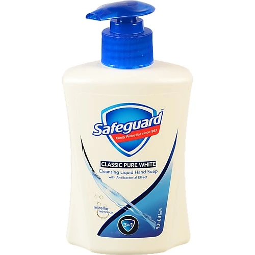Мило рідке Pure white Classic Safeguard 225мл