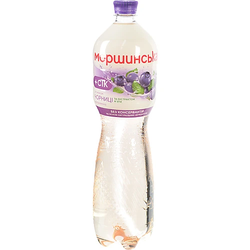 Напій Моршинська 1.5л чорниця-мята н.газ