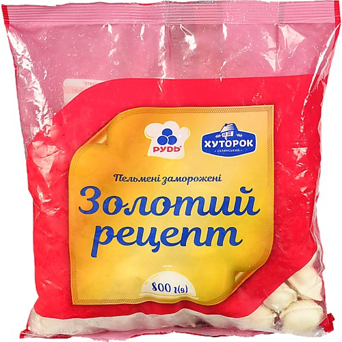 Пельмені Золотий рецепт Хуторок м/у 800г