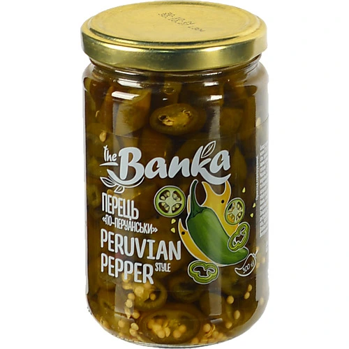 Перець The Banka 300г по-перуански гострий скло