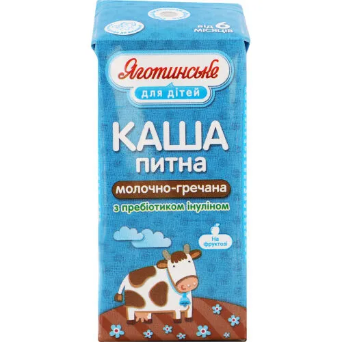 Каша Яготинське 200мл молочно гречана 2.% т.т