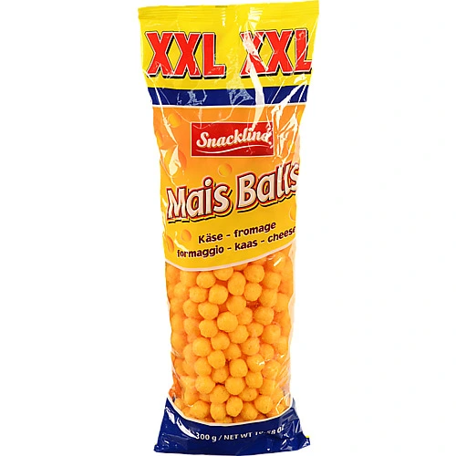 Кукурудзяні кульки Snackline 300г сир XXL