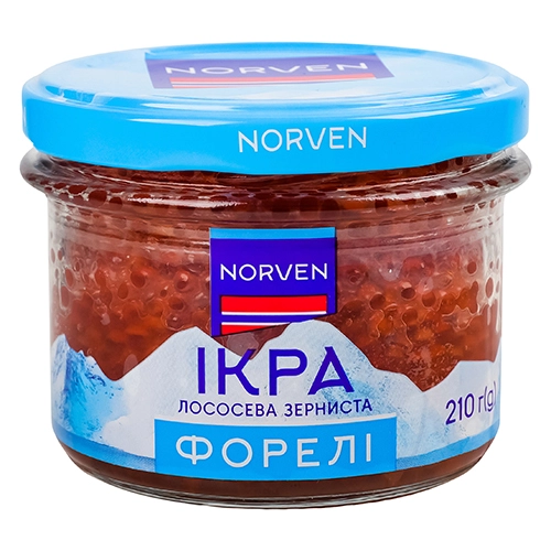 Ікра форелі зерниста Norven 210г