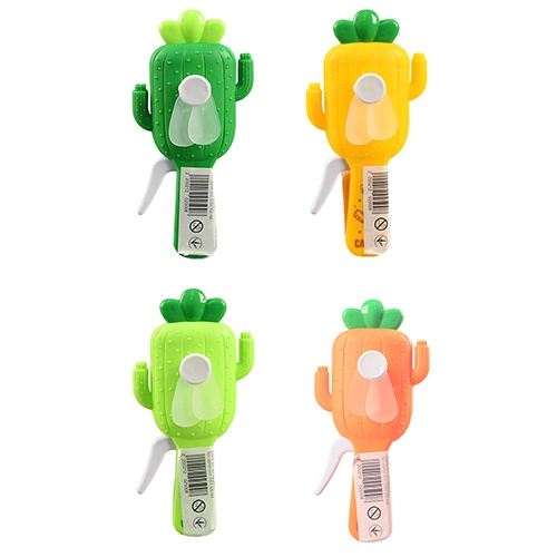 Вентилятор ручний механічний кактус 7.5x3.5x16см