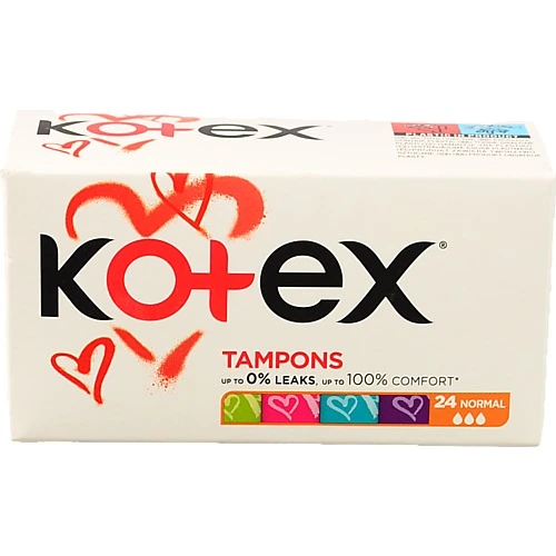 Тампони гігієнічні Нормал Kotex 24шт