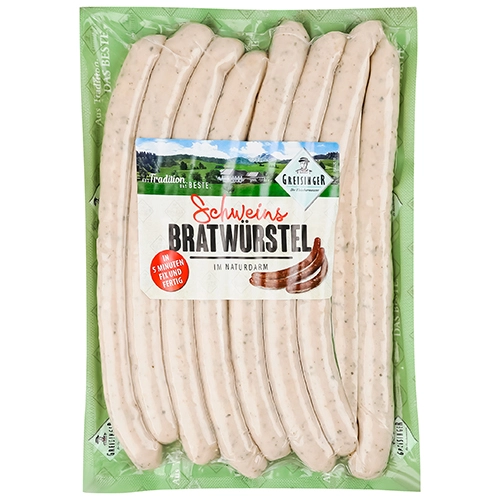 Сосиски Greizinger 400г д. грiля братвуртск.