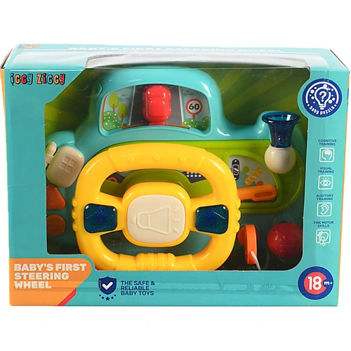 Іграшка розвиваюча інтерактивна перше кермо малюка 70987 IGGY ZIGGY