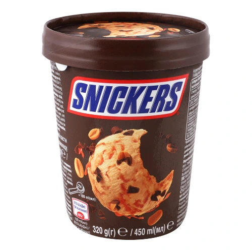 Морозиво Snickers 320г відро