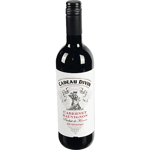 Вино Cabernet Sauvignon IGP Atlantique сухе черв 0.75л6 ТМ Cadeau Divin