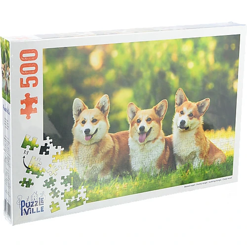 Пазл 500 елементів Веселі коргі