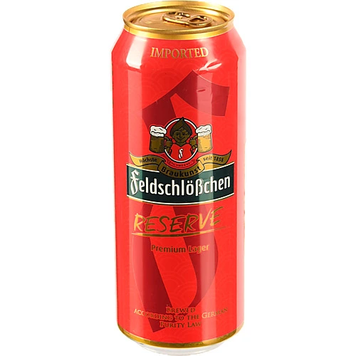 Пиво Feldschlochen 0.5л reserve premium lager світле з.б