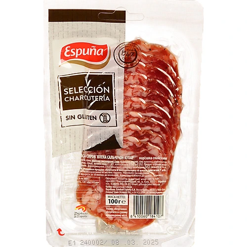 Ковбаса Salchichon Сular Espuna с/в в/у 100г