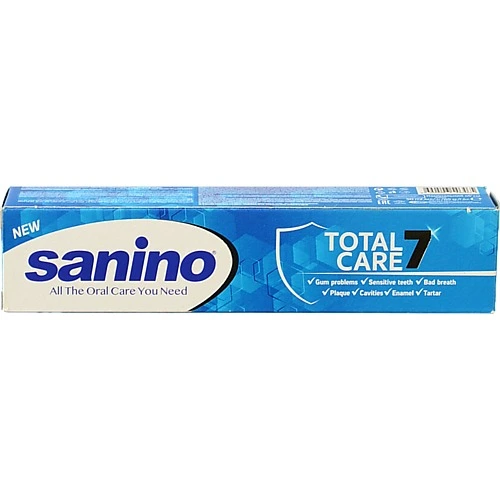 Паста зубна Комплексний догляд Total Care Sanino 50мл