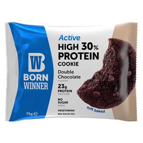 Печиво Born Winner 75г протеїнове active шоколад