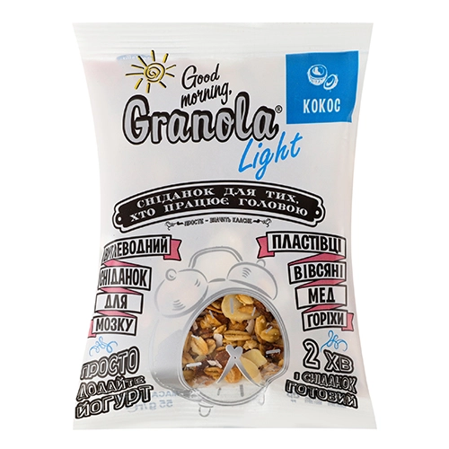 Гранола Кокос Light Good morning, Granola м/у 55г