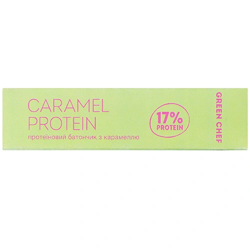 Батончик Green Chef 45г caramel protein