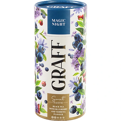 Чай Graff 80г магічна ніч тубус