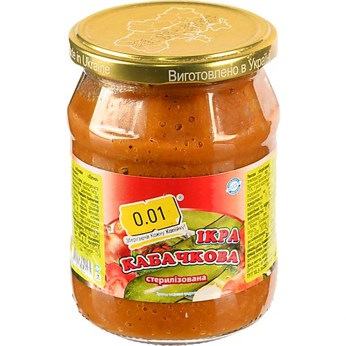Iкра кабачкова 0.01 470 г Лiтня