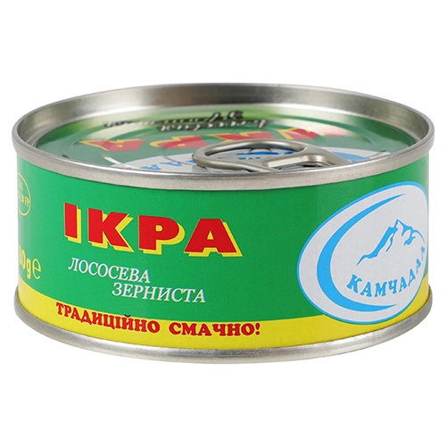 Ікра лососева Камчадал 80г зерниста солена ж.б