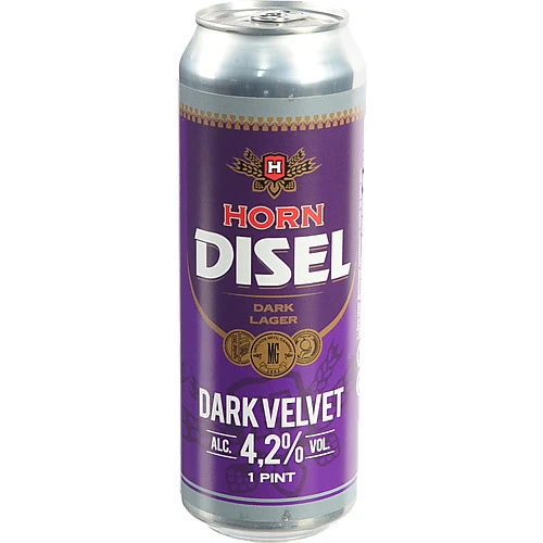 Пиво Horn Disel 0.568л dark velvet темне фільтр.зб