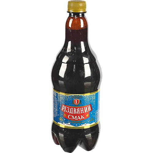 Пиво спеціальне 900мл 4.8% темне фільтроване Різдвяний смак Бочкове Перша приватна броварня п/пл