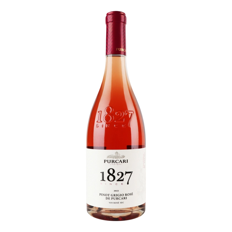 Вино 0.75л 13.5% рожеве сухе 1827 Pinot Grigio Rose Purcari пл