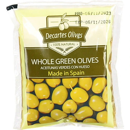 Оливки Decartes Olives 170г зелені с.к д.п