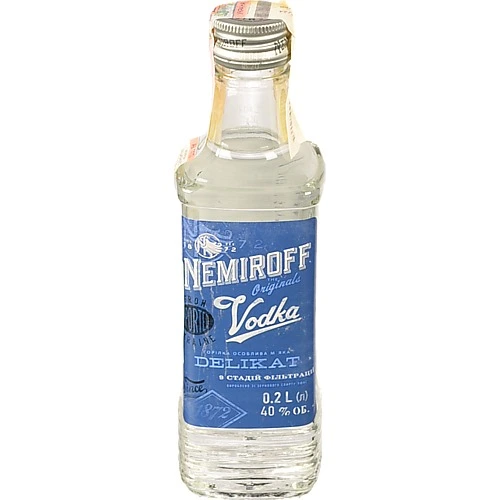 Горілка Nemiroff 0.2л Delikat м'яка пляшка оригінал