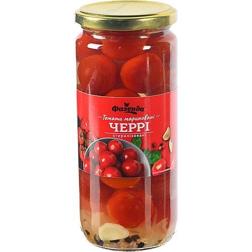 Томати Фазенда 460г чері мариновані