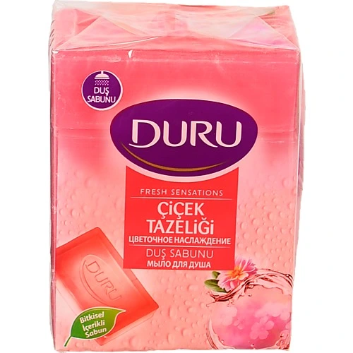 Мило туалетне для душу Квіткова Хмара Fresh Sensations Duru 4х150г