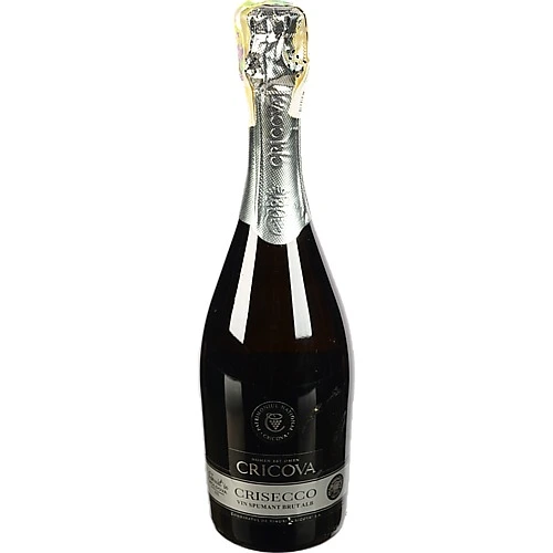 Вино ігристе Cricova 0.75л Crisecco Brut White біле брют 12.5% к.с