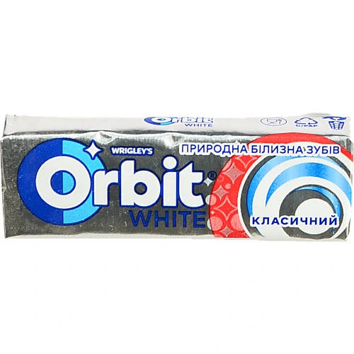 Жувальна гумка Orbit 14г вайт подушечки