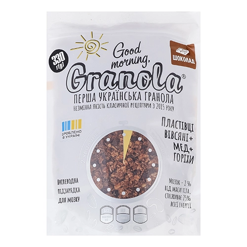 Гранола Шоколад Good morning Granola д/п 330г
