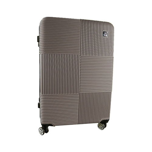 Валіза пластикова 4-х колесах 55х36х22см колір сoffee